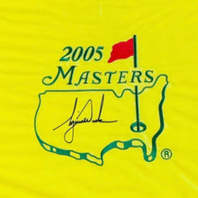 画像をギャラリービューアに読み込む, タイガー・ウッズ【直筆サイン入り】2005 マスターズフラッグ 28/500(フレーム入り)