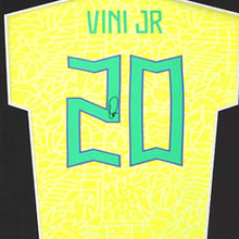 画像をギャラリービューアに読み込む, =残り1点= ヴィニシウスJr【直筆サイン入り】ブラジル代表2024 ホームユニホーム(フレーム入り)