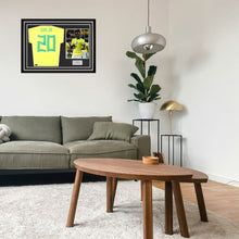 画像をギャラリービューアに読み込む, =残り1点= ヴィニシウスJr【直筆サイン入り】ブラジル代表2024 ホームユニホーム(フレーム入り)