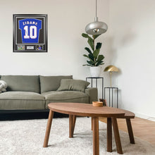 画像をギャラリービューアに読み込む, ジダン【直筆サイン入り】フランス代表2024ユニホーム(フレーム入り)