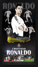 画像をギャラリービューアに読み込む, 額入り】 クリスティアーノ・ロナウド 1 レアル・マドリード 直筆サイン入りスパイク