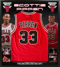 画像をギャラリービューアに読み込む, 【額入り】スコッティ・ピッペン 直筆サイン入りオーセンティックユニフォーム