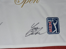 画像をギャラリービューアに読み込む, 松山英樹 石川遼 直筆サイン入り 2011ノーザントラストオープンピンフラッグ