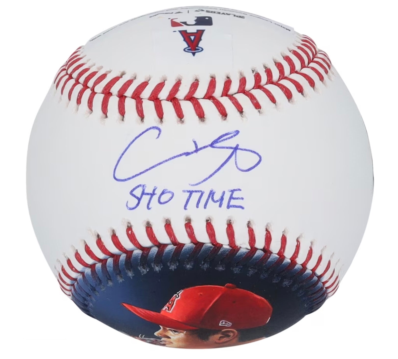 野球大谷翔平 サインボール sho time MLB - 記念品/関連グッズ