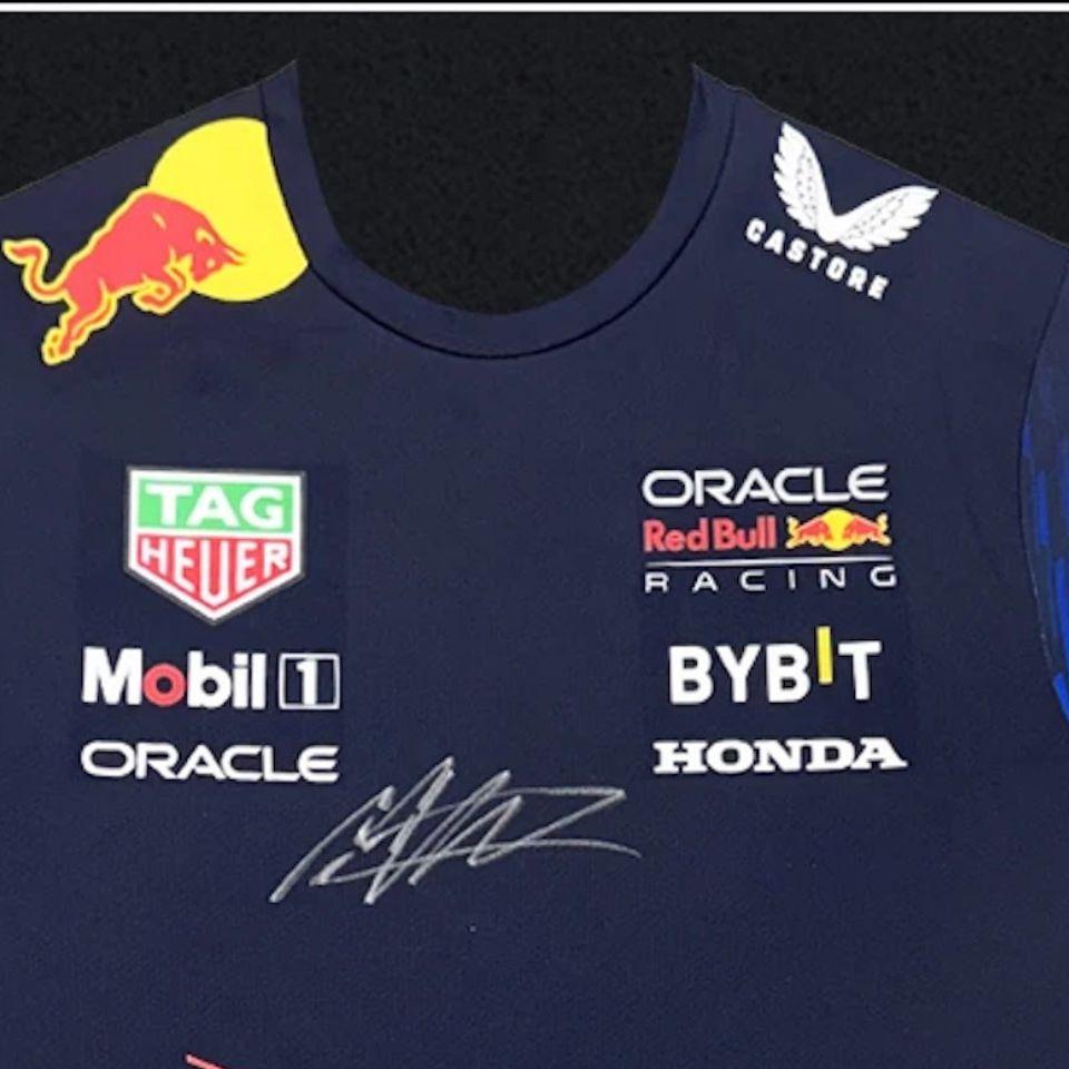 マックス・フェルスタッペン 本人直筆サイン入り非売品Tシャツ マックス・フェルスタッペン【直筆サイン入り】2024年 F1ワールド