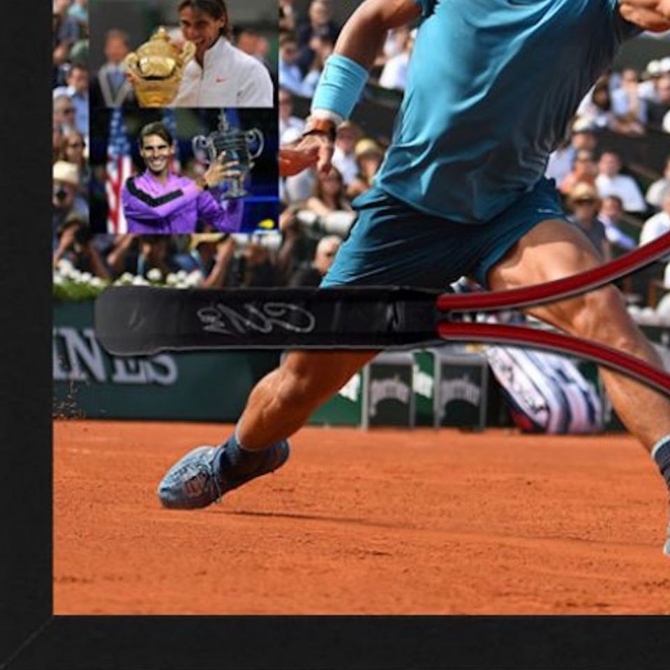 ラファエル ナダル選手サイン入り写真 ラファエル ナダル選手サイン入り写真 直筆サイン入り