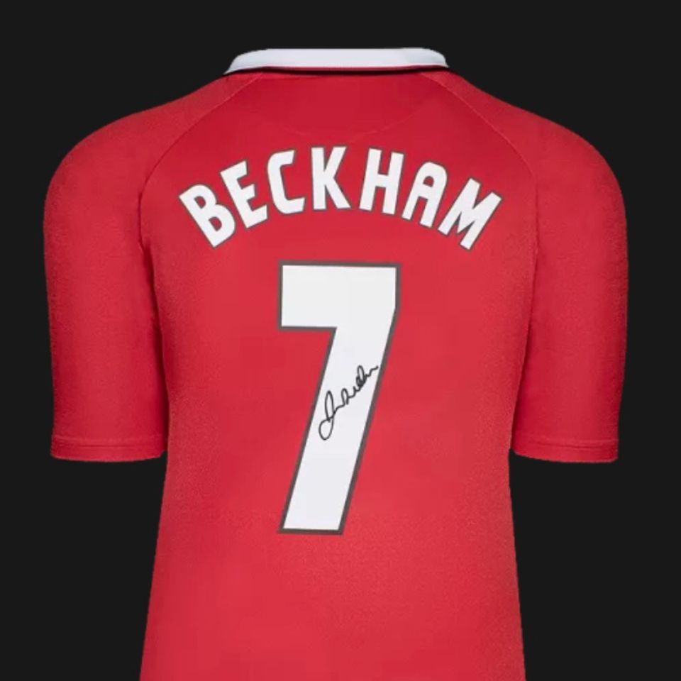 店内販売品= デイビット・ベッカム【直筆サイン入り