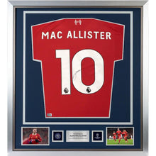 画像をギャラリービューアに読み込む, アレクシス・マック・アリスター【直筆サイン入り】リバプール 2025-26 ホームユニホーム(フレーム入り)
