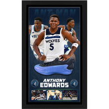 画像をギャラリービューアに読み込む, =残り1点= アンソニー・エドワーズ【直筆サイン入り】アディダスシューズ(フレーム入り)
