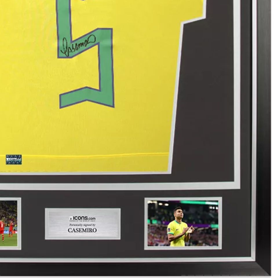 【インスクリプション入り】カゼミーロ　直筆サイン入りユニフォーム インスクリプション入り】カゼミーロ 直筆サイン入り