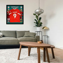 画像をギャラリービューアに読み込む, =残り1点= ダルウィン・ヌニェス【直筆サイン入り】リバプールホームユニホーム(フレーム入り)
