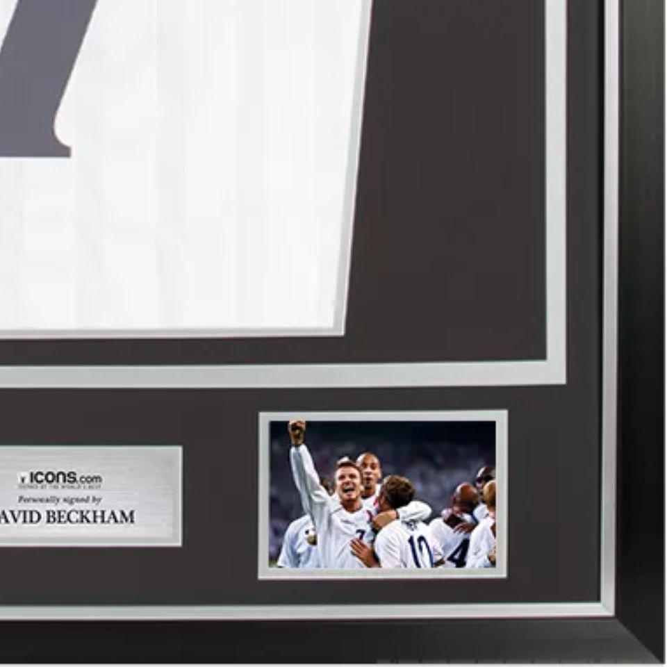 デビット・ベッカム【直筆サイン入り】イングランド代表 2002 ホーム