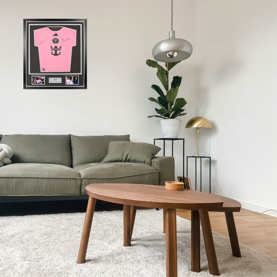 デビット・ベッカム＆リオネル・メッシ【直筆サイン入り