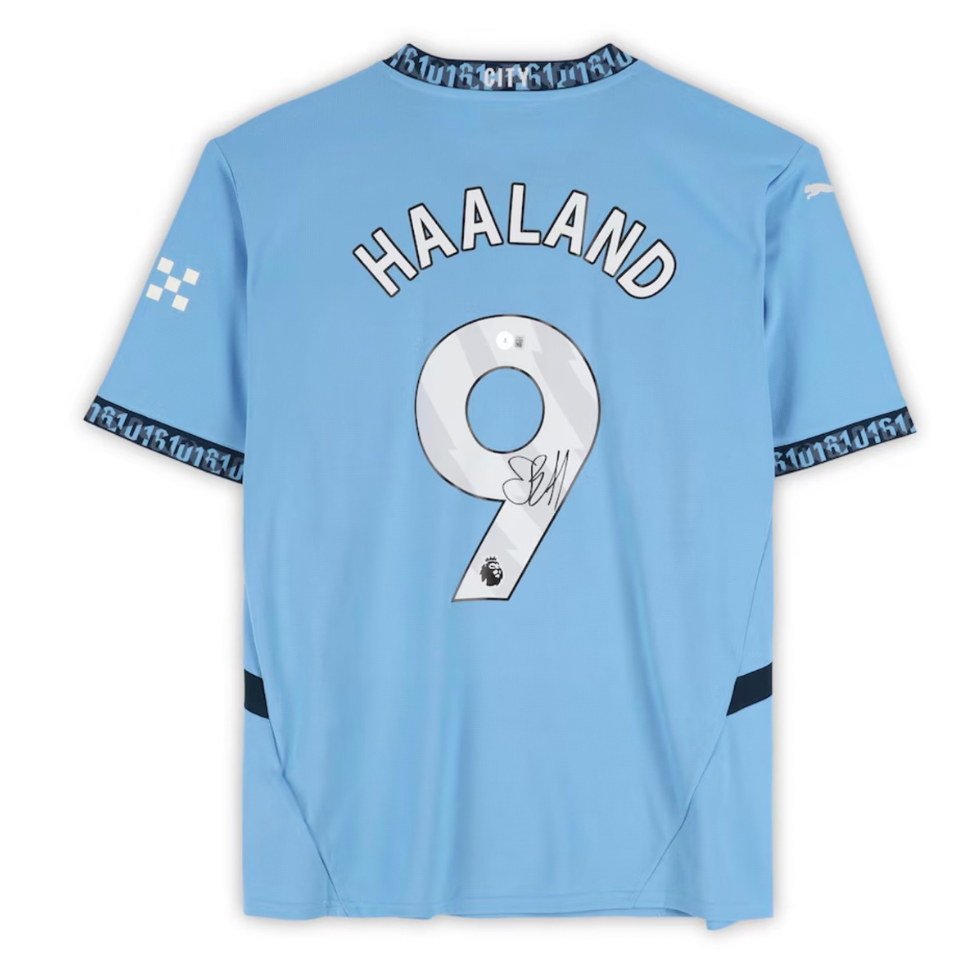 直筆サイン入り】ハーランドの シティユニフォームを販売 – AuthentiCo. 直筆サイン入り】ハーランドの シティユニフォームを販売 – AuthentiCo.