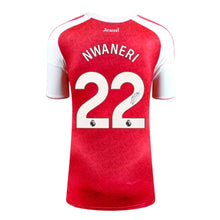 画像をギャラリービューアに読み込む, イーサン・ヌワネリ【直筆サイン入り】アーセナル 2025-26 ホームユニホーム(フレーム入り)
