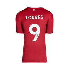 画像をギャラリービューアに読み込む, フェルナンド・トーレス【直筆サイン入り】2023-24リバプールホームユニホーム（フレームなし）
