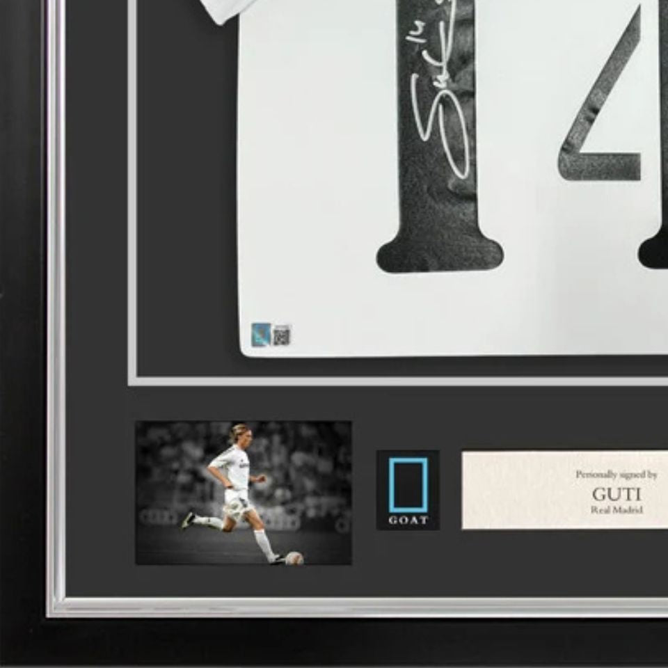 グティ【直筆サイン入り】2004-05レアル・マドリード ホームユニホーム