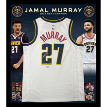 画像をギャラリービューアに読み込む, =残り1点= ジャマール・マレー【直筆サイン入り】デンバー・ナゲッツユニホーム(フレーム入り)
