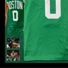 画像をギャラリービューアに読み込む, =残り1点=  ジェイソン・テイタム【直筆サイン入り】 2023-24ボストン・セルティックスユニホーム  NBAファイナル優勝記念(フレーム入り)
