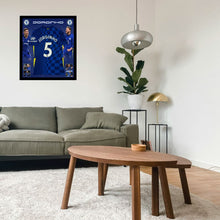 画像をギャラリービューアに読み込む, =残り1点= ジョルジーニョ 【直筆サイン入り 】チェルシーホームユニホーム(フレーム入り)
