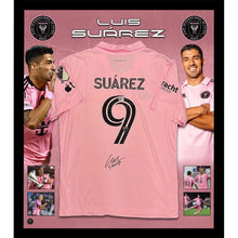 画像をギャラリービューアに読み込む, =残り1点= ルイス・スアレス【直筆サイン入り】インテル・マイアミCFホームユニホーム(フレーム入り)
