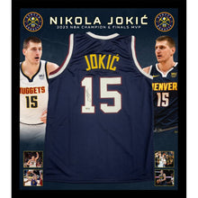 画像をギャラリービューアに読み込む, =残り1点= ニコラ・ヨキッチ【直筆サイン入り】デンバー・ナゲッツユニホーム(フレーム入り)
