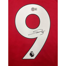画像をギャラリービューアに読み込む, =残り1点=ピエール・オーバメヤン【直筆サイン入り】アーセナルホームユニホーム(フレーム入り)
