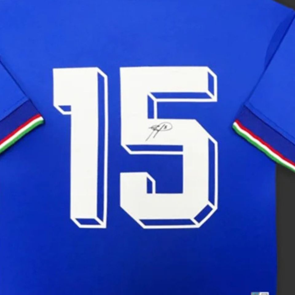 ICONS.com サッカー　ユニフォーム　直筆サイン　ロベルト バッジョ 直筆サイン入り】ロベルトバッジョ のユニフォームを購入