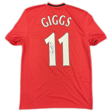 画像をギャラリービューアに読み込む, =残り1点= ライアン・ギグス【直筆サイン入り】マンチェスター・ユナイテッドホームユニホーム(フレーム)
