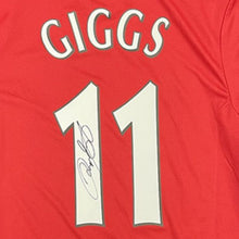 画像をギャラリービューアに読み込む, =残り1点= ライアン・ギグス【直筆サイン入り】マンチェスター・ユナイテッドホームユニホーム(フレーム)
