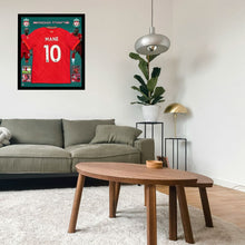 画像をギャラリービューアに読み込む, サディオ・マネ【直筆サイン入り】リバプールホームユニホーム(フレーム入り)
