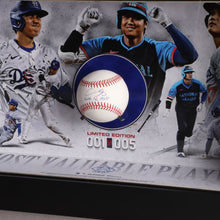 画像をギャラリービューアに読み込む, 大谷翔平【 直筆サイン入り 】ロサンゼルス・ドジャース  MLB 野球ボール 「2024 NL MVP」記載入り  - 限定版 #1/5（グラフィックフレーム入り）
