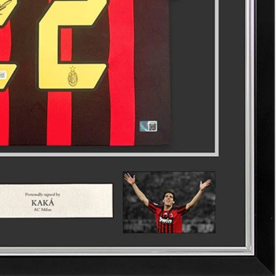 カカ【直筆サイン入り】2006-07ACミランホームユニホーム (フレーム
