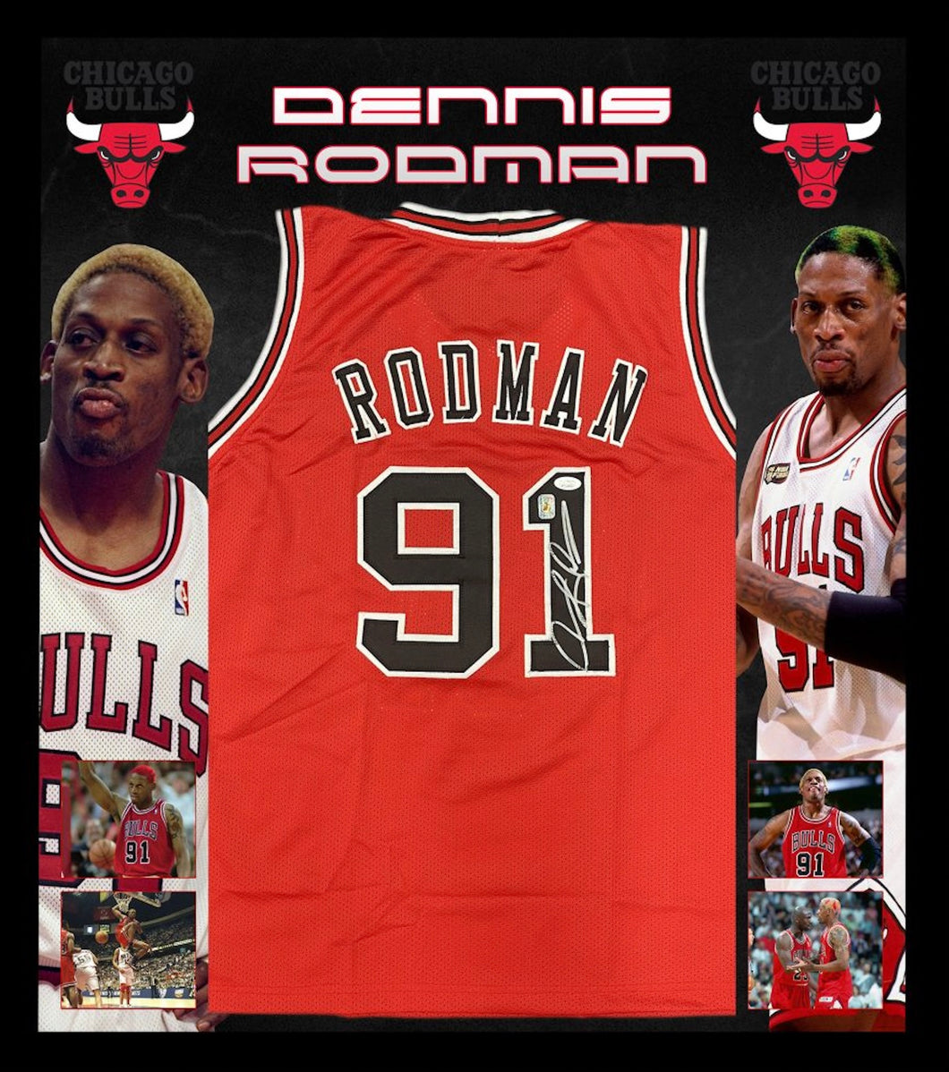 最高級/75枚限定 Auto Dennis Rodman 10 Ultimate デニス・ロッドマン 直筆 サイン ブルズ Panini ユニフォーム NBA バスケ Bulls 3連覇