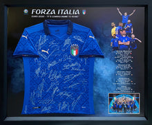 画像をギャラリービューアに読み込む, 【額入り】EURO2020優勝メンバー直筆サイン入りイタリア代表ユニフォーム

