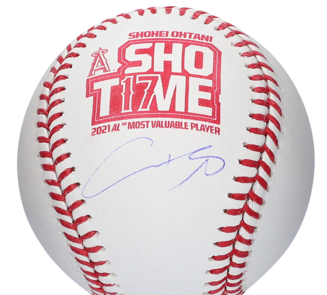 大谷翔平 直筆サイン入り野球ボール ※2021 MVPロゴ入り – AuthentiCo. 大谷翔平 直筆サイン入り野球ボール ※2021 MVPロゴ入り – AuthentiCo.